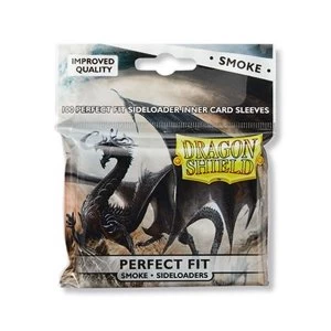 Image of Dragon Shield Perfect Fit Sideloaders - Smoke 100 Sleeves In bag - 15 Packs