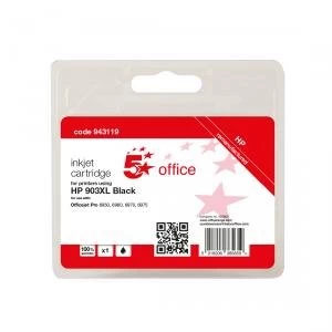 Image of 5 Star Office Supplies Inkjet Cartridge Page Life Black 825pp HP