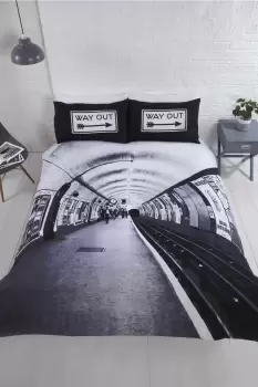 Image of TFL London Platform Duvet Cover Set