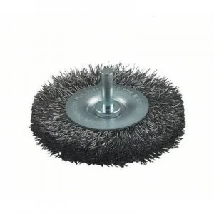 Image of Bosch Accessories Disc brush, 75 mm, 0.2 mm, 4500 rpm, 10 mm Ø 75mm Steel wire Shank diameter 6mm 1608622015