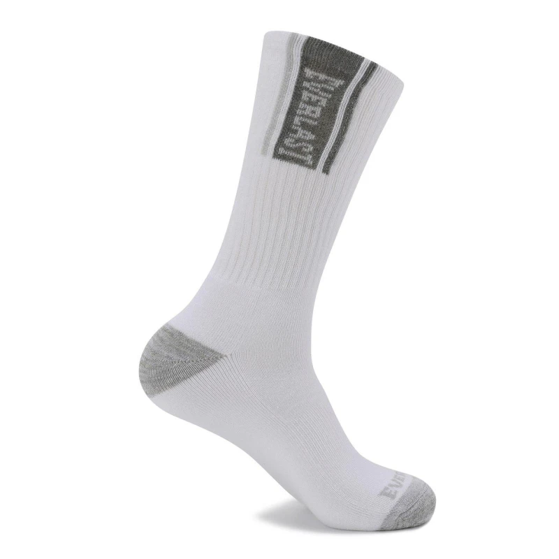 Image of Everlast 6pk Crew Sock Mens - White White 6 - 12 Months
