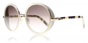 Image of Jimmy Choo Andie/S Sunglasses Gold / Copper / Havana J7A 54mm