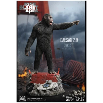 Image of Star Ace Rise Of The Planet Of The Apes Super Vinyl Series Statue - Caesar 2.0 (Deluxe Version)
