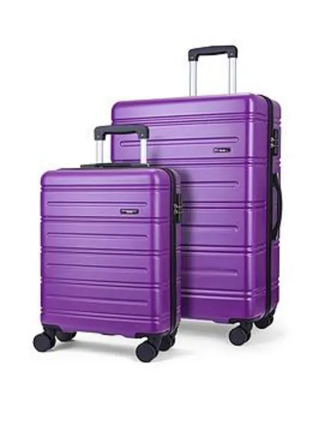 Image of Rock Luggage Lisbon 2 PC Set Purple