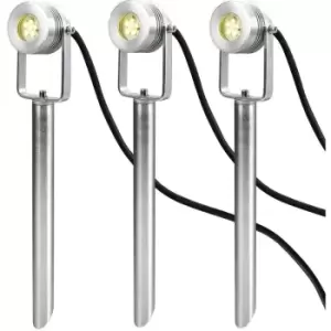 Image of Elstead Spennymoor Starter kit including 3 x 12V Spotlights, 3 x Spikes, 6m cable & 12V Transformer, IP54