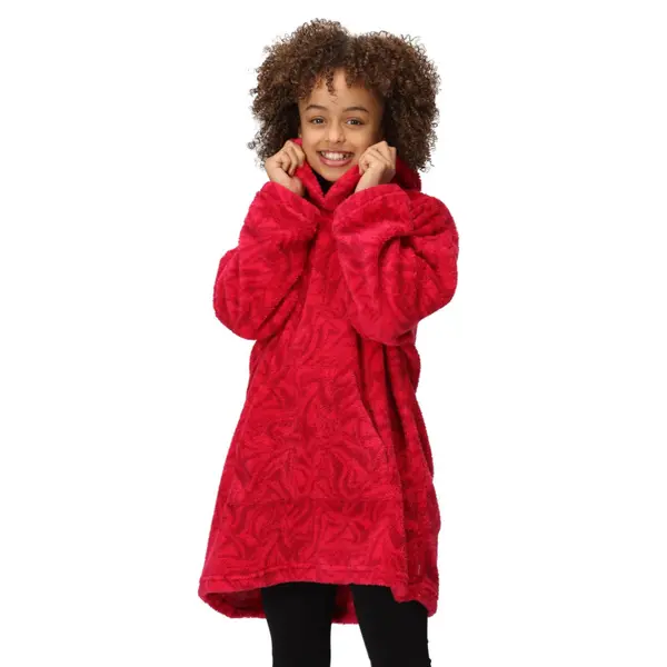 Image of Regatta Girls Cosy Borg Fleece Poncho 9-10 Years - Chest 69-73cm (Height 135-140cm)
