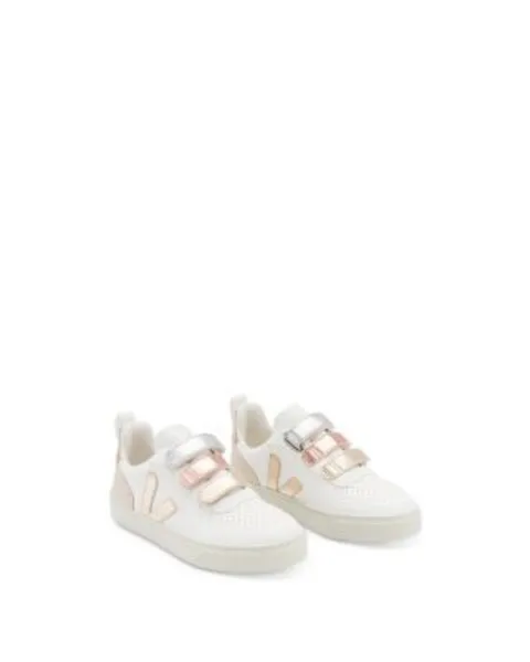 Image of Veja Unisex Small V-10 Sneakers - Toddler