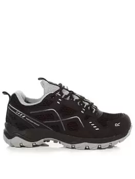 Image of Regatta Vendeavour ES Waterproof Junior Low Boot, Black/Grey, Size 1 Older