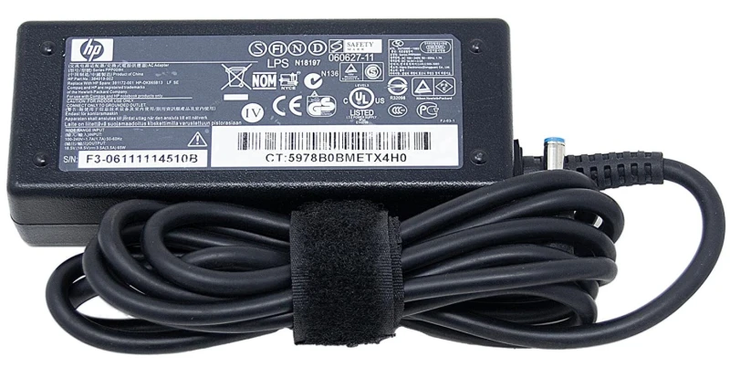 Image of HP 710340-850 power adapter/inverter Indoor 65 W Black