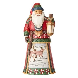 Image of Blanketed In Winter Blessings (12th Annual Lapland) Santa Figurine