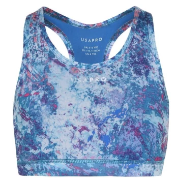 Image of USA Pro Fitness Crop Top Junior Girls - Blue