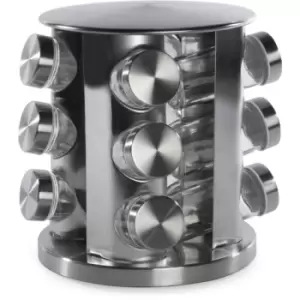 Image of Maison&white - Revolving Spice Rack with 12 Glass Jars Included M&W - Multi