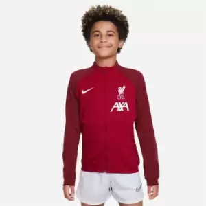 Image of Nike Liverpool Anthem Away Jacket 2023 2024 Juniors - Red