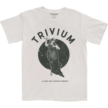 Image of Trivium - Moon Goddess Unisex Medium T-Shirt - White