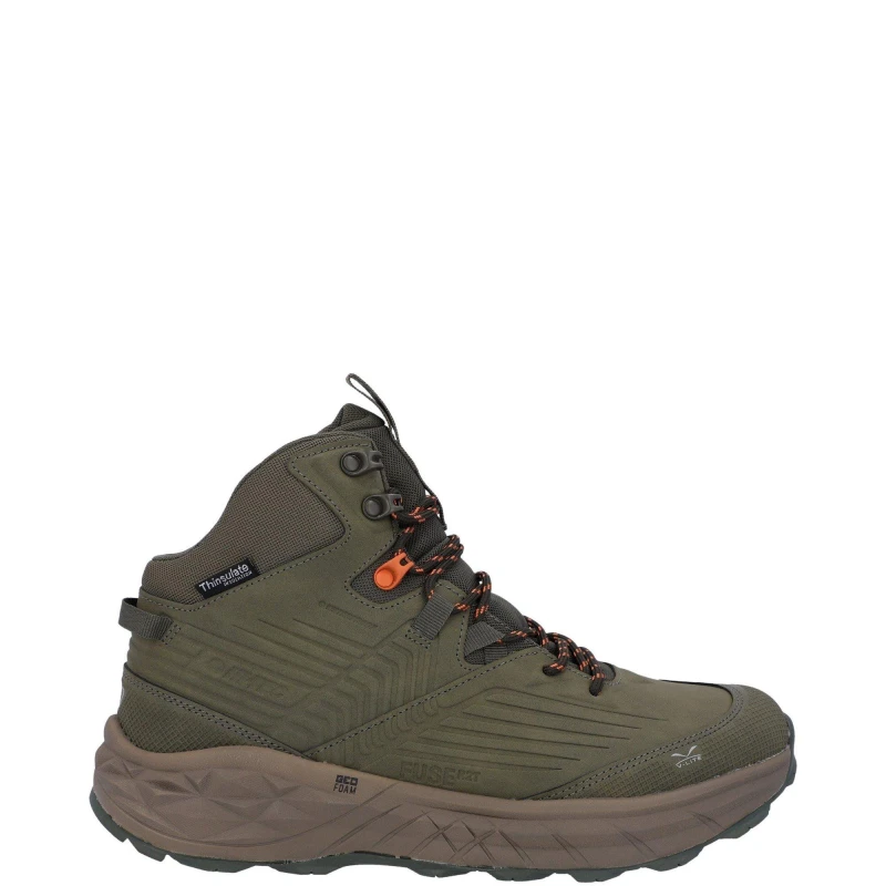 Image of Hi-Tec Fuse Trek Mid Hiking Boots Light Green