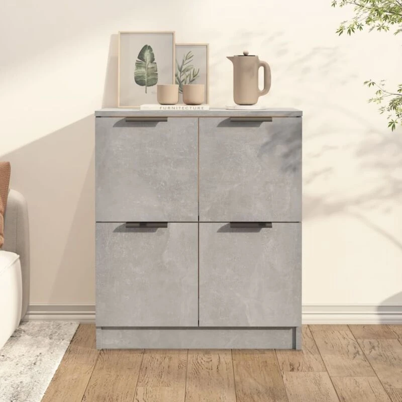 Image of VIDAXL Sideboard Concrete Grey 60x30x70cm Engineered Wood Vidaxl 8720286964958