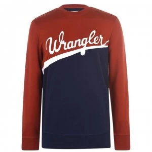 Image of Wrangler Crew Neck Sweatshirt - Picante Brown