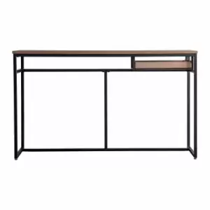 Image of Crossland Grove Fordwell 1 Drawer Desk Grey Wash