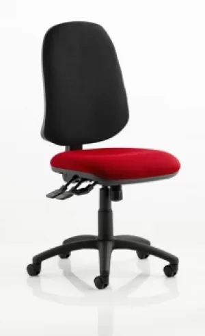 Image of Eclipse XL Lever Task Operator Chair Bespoke Colour Seat Post Box Red