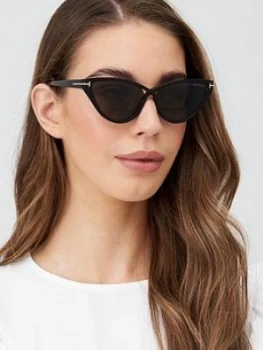 Image of Tom Ford Charlie-02 Cateye Sunglasses