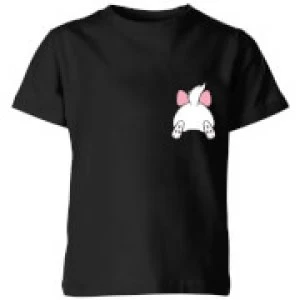 Image of Disney Marie Backside Kids T-Shirt - Black - 3-4 Years