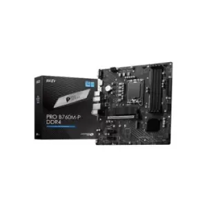 Image of MSI PRO B760M-P DDR4 motherboard LGA 1700 micro ATX