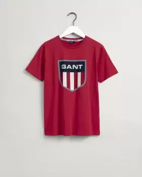Image of GANT Teens Teens Retro Shield T-Shirt (176) Red