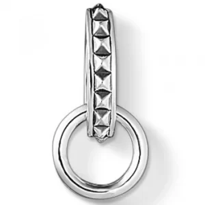 Image of THOMAS SABO Silver Oxidised Single Charm Carrier X0249-637-21