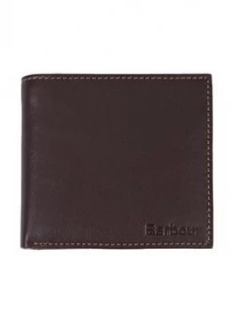 Image of Barbour Elvington Leather Wallet With Coin Purse - Brown