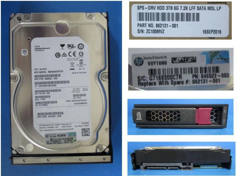 Image of HPE DRV HDD 3 6G 7.2K LFF S