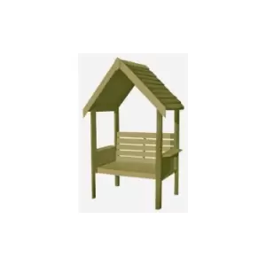 Image of Blossom Arbour Garden Arch Seat Approx 4 x 2 Feet