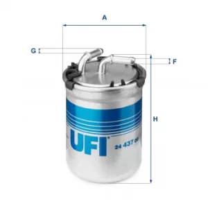Image of 24.437.00 UFI Fuel Filter