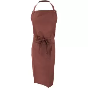 Image of Jassz Bistro Unisex Bib Apron With Pocket / Barwear (Pack of 2) (One Size) (Burgundy) - Burgundy