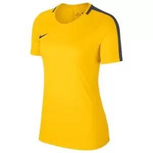 Image of Nike Academy T Shirt Ladies - Yellow