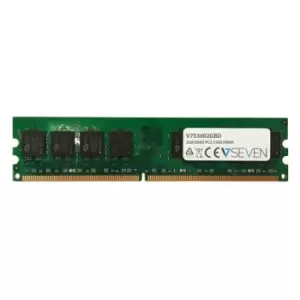 Image of V7 2GB DDR2 PC2-5300 667Mhz DIMM Desktop Memory Module - V753002GBD