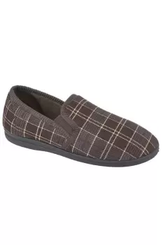 Image of Dale Checked Slippers