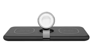 Image of Juice Dual 10W Qi Enabled Wireless Charging Pad - Black