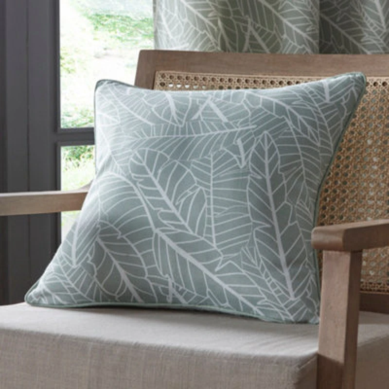 Image of Portfolio Home Madison 43X43Cm Pair Of Cushion Covers Green