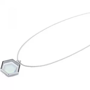 Image of Ladies STORM Silver Plated Mimoza-X Necklace