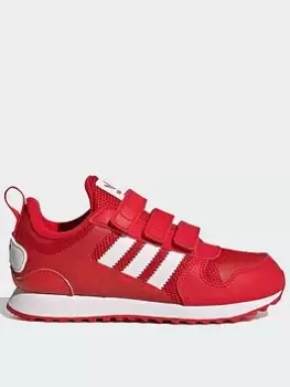 Image of adidas Originals Kids Zx 700 Hd, Red/White, Size 10