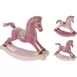 Image of The Spirit Of Christmas Rocking Horse 31 - Pink