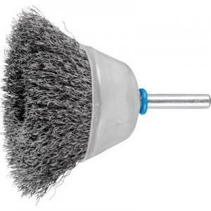 Image of PFERD Cup brush with shaft, ungezopft TBU 5010/6 INOX 0.30 43210003 10 pc(s)