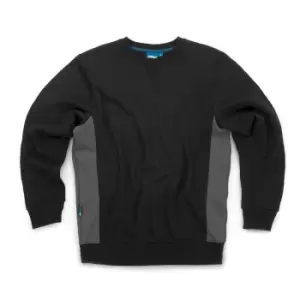 Image of Tough Grit 857935 2-Tone Sweatshirt Black / Charcoal L