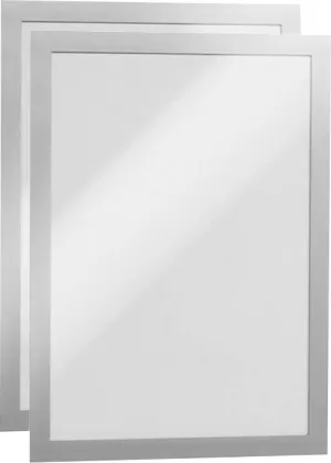 Image of Durable A4 Silver Duraframe Pack of 2 487223