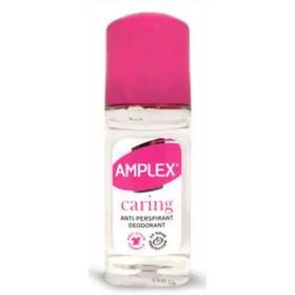 Image of Amplex Caring Anti Perspirant Roll On Deodorant 50ml