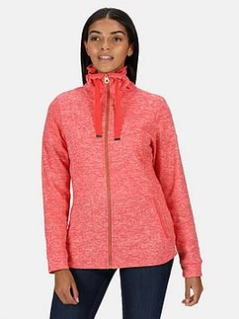 Image of Regatta Evanna Full Zip Fleece - Light Red, Light Red, Size 8, Women