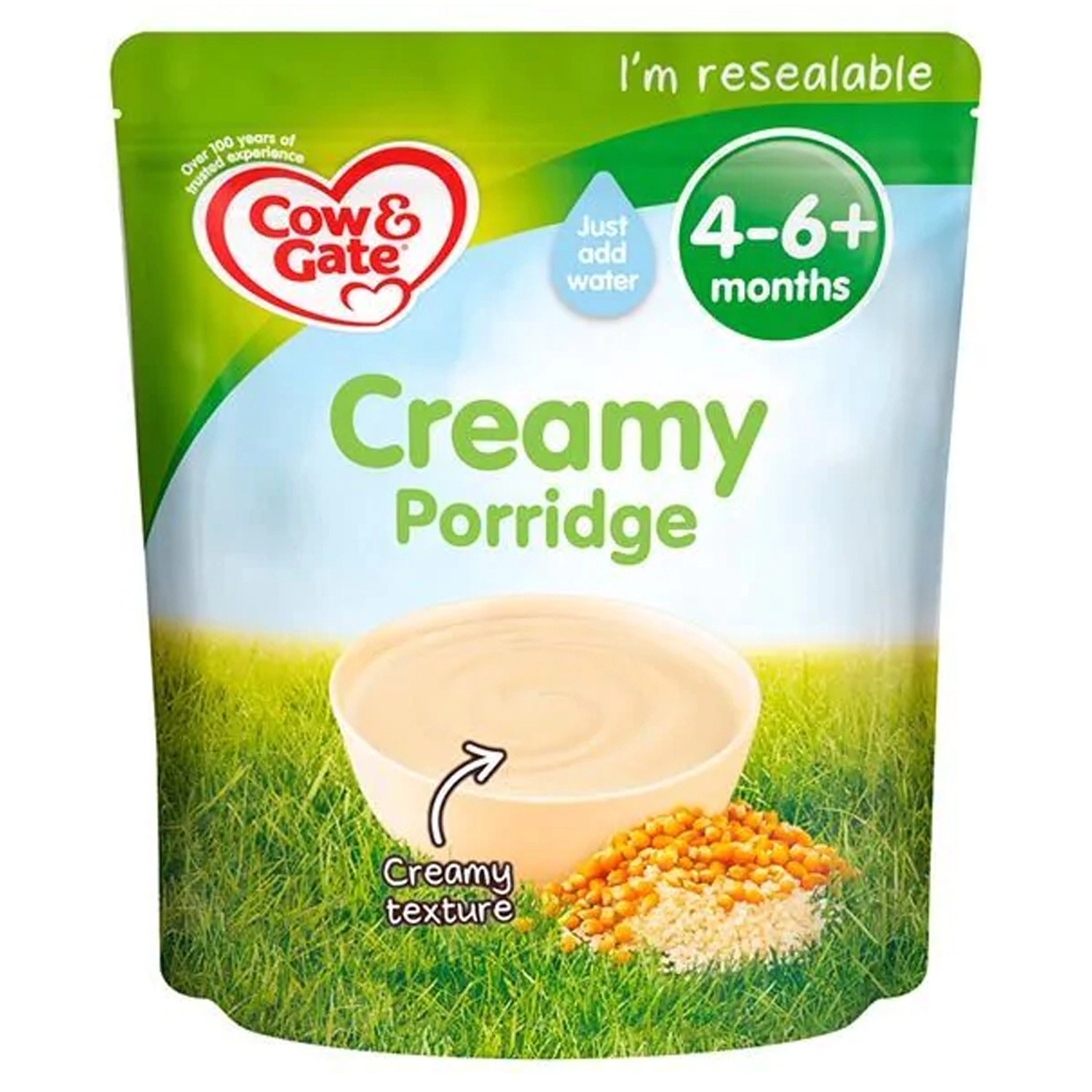 Image of Cow Gate Creamy Porridge from 4-6m+ 125g