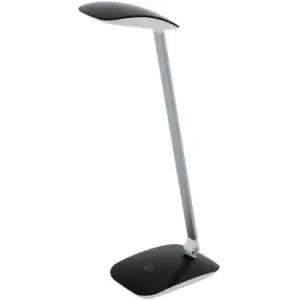 Image of Cajero LED Desk Task Lamp Black 4 Step Dimming - Eglo
