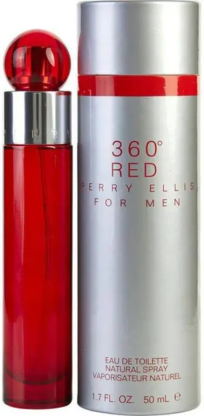 Image of Perry Ellis 360 Red Eau de Toilette For Him 100ml