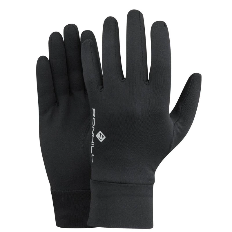 Image of Ronhill Mens Classic Gloves in Black Size: Small Black Male S